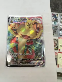 Meowth VMAX SWSH005 Sworld & Shield Promo Cards Ultra Rare NrMt - Image 1