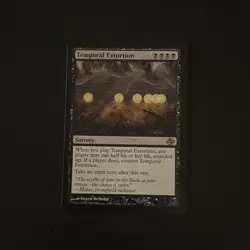 Magic The Gathering Planar Chaos Temporal Extortion #81 Lightly played - Image 1