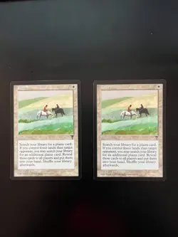 Mtg 2 x Tithe Visions - see picts for condition - Image 1