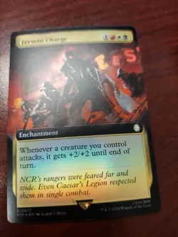 Fervent Charge (Extended Art) Universes Beyond: Fallout Foil - Image 1