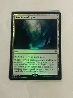 MTG FOIL Prerelease Sanctum of Ugin Battle For Zendikar Magic the Gathering - Image 1