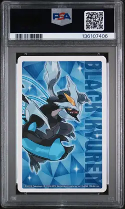 2012 POKEMON BLACK 2 PLAYING CARDS JACK OF HEARTS LAPRAS PSA 9 - Image 2