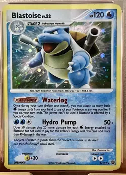 2007 Pokemon D & P Secret Wonders Blastoise Holo 2/132 PSA 6 - Image 1