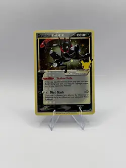 Pokemon TCG Greninja Gold Star SWSH144 25th Celebrations Promo NM Mint - Image 1