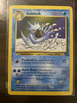 Pokemon TCG - Golduck 35/62 - Fossil - LP - Image 1