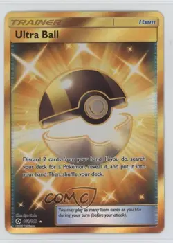 Full Art - Ultra Ball Pokemon Sun & Moon Base #161 - Image 1