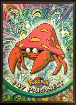 Parasect 2000 Topps Pokemon TV Animation Edition #47 - Image 1