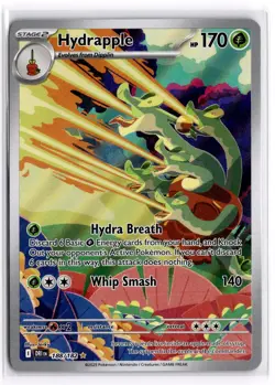 Hydrapple 188/182 Illustration Rare Destined Rivals Pokemon Near Mint - Image 1