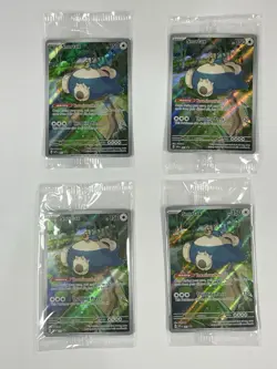 Pokemon: Snorlax SVP 051 Promo Card SEALED Lot Of 4 Ships In Box - Image 1