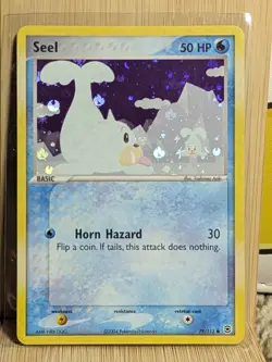 Pokemon Seel 78/112 Firered & Leafgreen Reverse Holo Nm-lp 2004 Great Art - Image 3