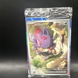 Pokemon TCG - N's Zorua SVP 189 Journey Together ETB Promo Sealed - Image 1