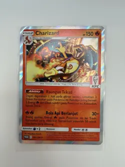 NM Charizard 181/SM-P | Pokemon KFC Stamped Promo Indonesian [US Seller]! - Image 1