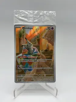 SEALED Pokemon TCG Mimikyu SVP 075 Paldean Fates Black Star Promo! - Image 1