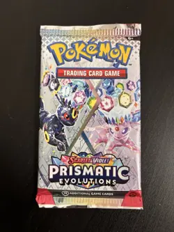 22.6g HEAVY Prismatic Evolutions Booster Pack Pokemon TCG -Umbreon Artwork NEW - Image 2