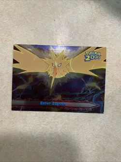 topps Pokemon The Movie 2000 Holo Foil #33 Enter Zapdos - Image 1