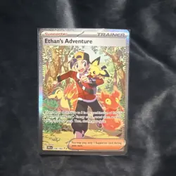 POKEMON - ETHAN'S ADVENTURE - DESTINED RIVALS - SAR - 236/182 - NM/M - TCG - Image 1