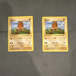 Diglett Shadowless 1st Ed. Pokemon Base Set #47 1999 - Image 1