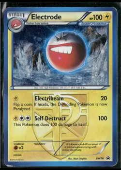 Electrode (Team Plasma) BW76 Black & White Holo 2013 Pokemon - Image 1