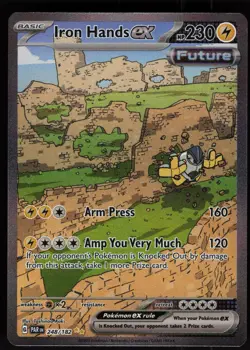 Iron Hands ex 248/182 Special Illustration Rare Paradox Rift Pokemon - Image 1