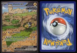 Iron Hands ex 248/182 Special Illustration Rare Paradox Rift Pokemon - Image 3