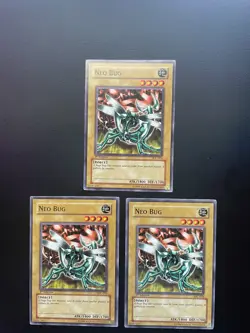 Yugioh Neo Bug IOC-058 1st Edition Common LP/MP X3 - Image 1