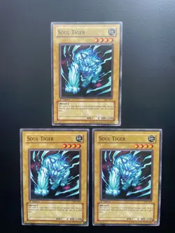 Yugioh Soul Tiger IOC-003 1st Edition Common LP/MP X3 - Image 1