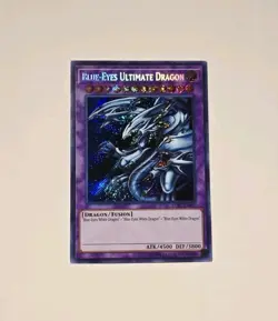 Yugioh Blue-Eyes Ultimate Dragon LCKC-EN057 Secret Rare NM - Image 1