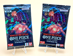 One Piece OP-06 Wings of The Captain TCG - DEAD Booster PACK Sealed Lot of 2 - Image 1
