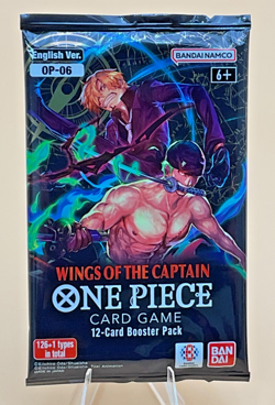 One Piece OP-06 Wings of The Captain TCG - DEAD Booster PACK Sealed Lot of 2 - Image 2