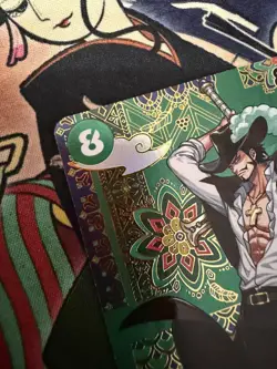 Dracule Mihawk - OP12-030 (SP) OP12-030 The Azure Sea's Seven (OP14) Foil - Image 4
