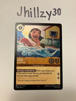 Disney Lorcana | Lilo - Escape Artist 2/204 Azurite Sea Foil - Image 1