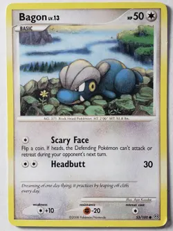 Bagon 53/100 LP - Stormfront Pokemon Card $2 Combined Shipping - Aya Kusube Art - Image 1