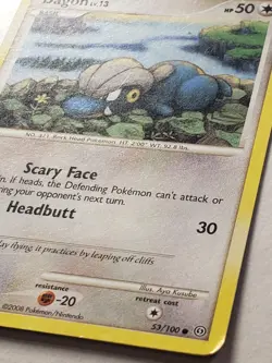 Bagon 53/100 LP - Stormfront Pokemon Card $2 Combined Shipping - Aya Kusube Art - Image 2