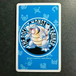 S2593 Horsea 5 of Hearts Blue Blastoise Deck Playing Poker Card Pokemon - Image 2