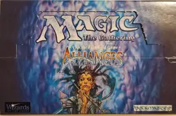 MTG: ALLIANCES empty Booster Pack display box; Excellent, NO CARDS, 1996 - Image 2