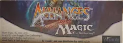 MTG: ALLIANCES empty Booster Pack display box; Excellent, NO CARDS, 1996 - Image 3