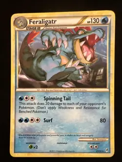 Pokemon TCG Feraligatr Call of Legends Non-Holo Card 25/95 MINT CONDITION! - Image 1