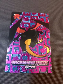 Pokemon Charizard Shiny #2 Purple Holo Team Rocket Card Database Set Peru - Image 1