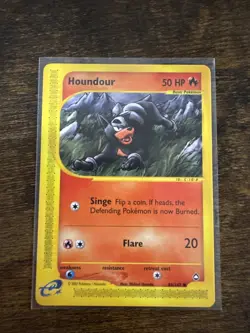 Pokemon TCG Aquapolis Houndour 86/147 E-Card Never Been Played - Image 1