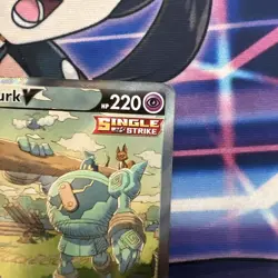 Golurk v Alternate Full Art Holo Card 182/203SWSH07 Evolving Skies Single Strike - Image 2