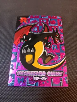 Pokemon Charizard Shiny #4 Purple Holo Team Rocket Card Database Set Peru - Image 1