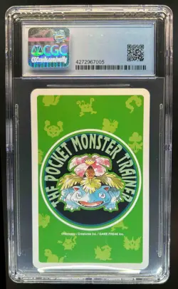 1999 Pokemon Playing Cards Japanese Seaking Green Deck 5 Diamonds #NNO CGC 9 - Image 2