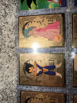 Goku/Vegeta (1998-1999) Dragon Ball Z Gold Foil Cards & 1996 Artbox LOT OF 15 - Image 3