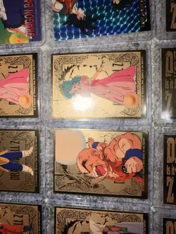 Goku/Vegeta (1998-1999) Dragon Ball Z Gold Foil Cards & 1996 Artbox LOT OF 15 - Image 5