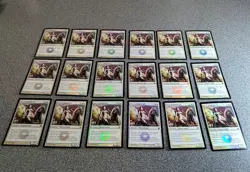 18X Magic The Gathering HERO OF BLADEHOLD Unplayed Promo FOIL Cards MTG - Image 1