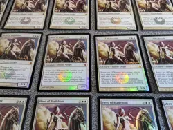 18X Magic The Gathering HERO OF BLADEHOLD Unplayed Promo FOIL Cards MTG - Image 2