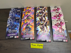 Gundam Card Game Steel Requiem GD03 Lot Of 12 Sleeved Booster Packs English New - Image 1