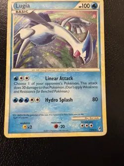 Lugia 15/95 Holo With Double SWIRLS 🌀🌀Call of Legends Pokemon Card MP - Image 4