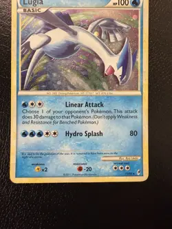 Lugia 15/95 Holo With Double SWIRLS 🌀🌀Call of Legends Pokemon Card MP - Image 5