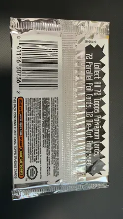 Pokemon The First Movie Topps Trading Cards Sealed Pack - Blue Logo - Image 4